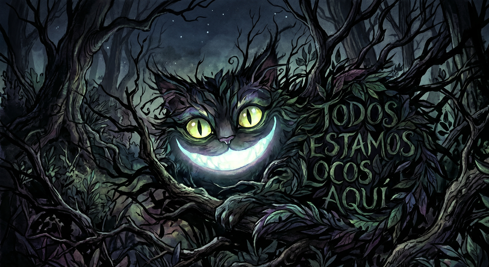 ilustracion del cuento de alicia en el pais de las maravillas